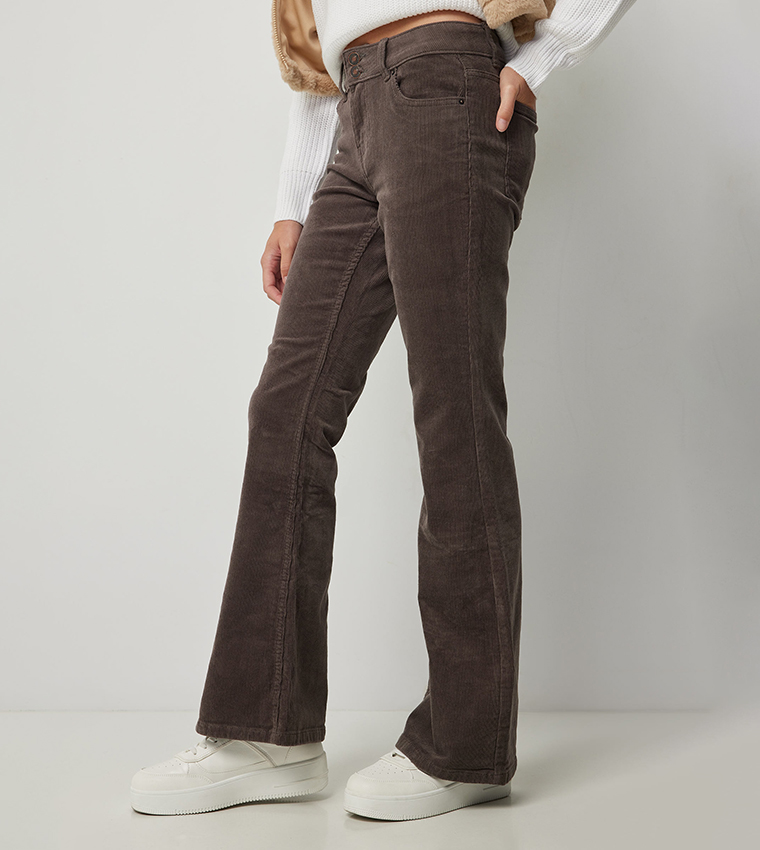 Corduroy Flared Pants