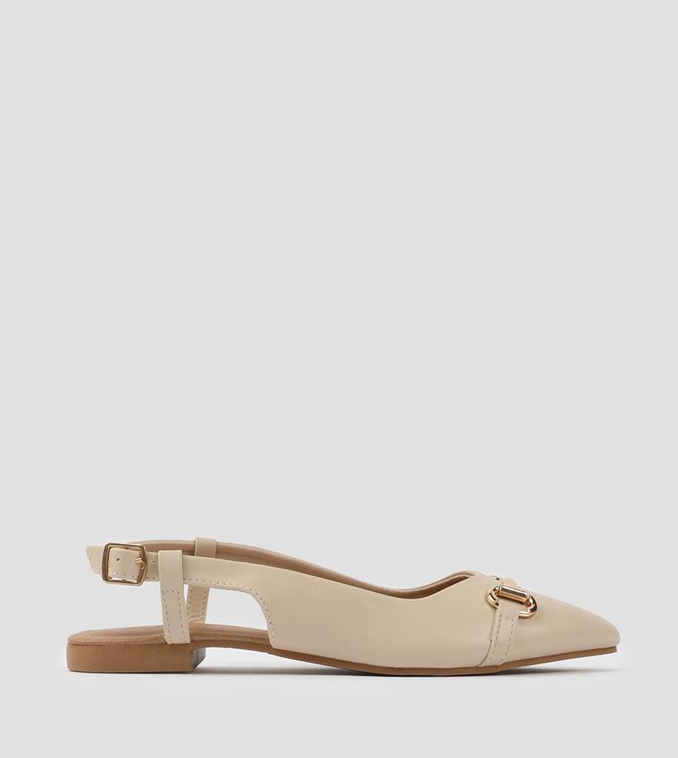 Horsebit Slingback Flats