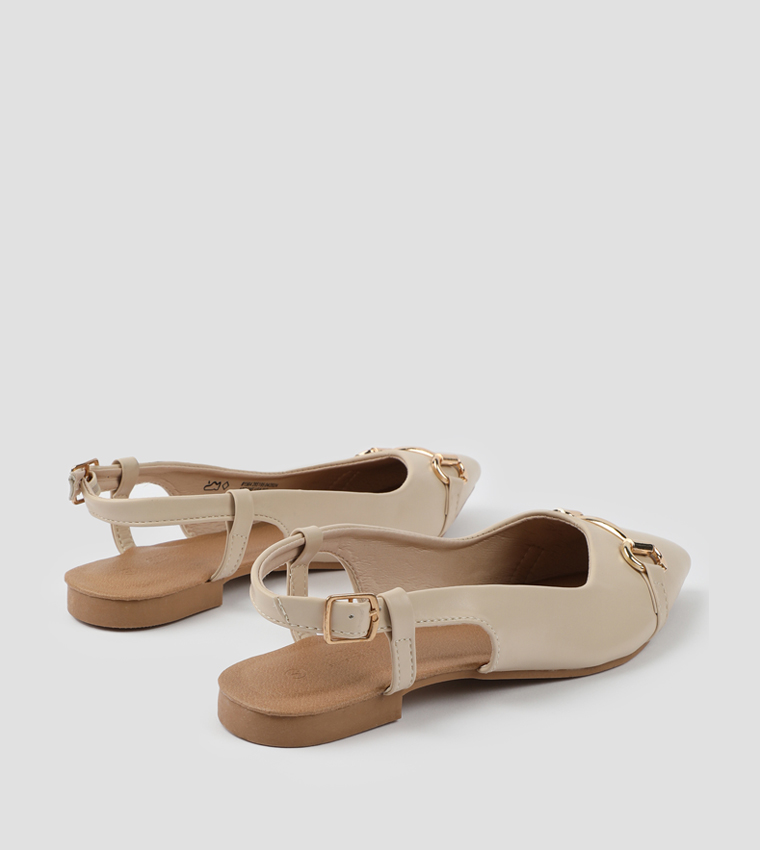Horsebit Slingback Flats