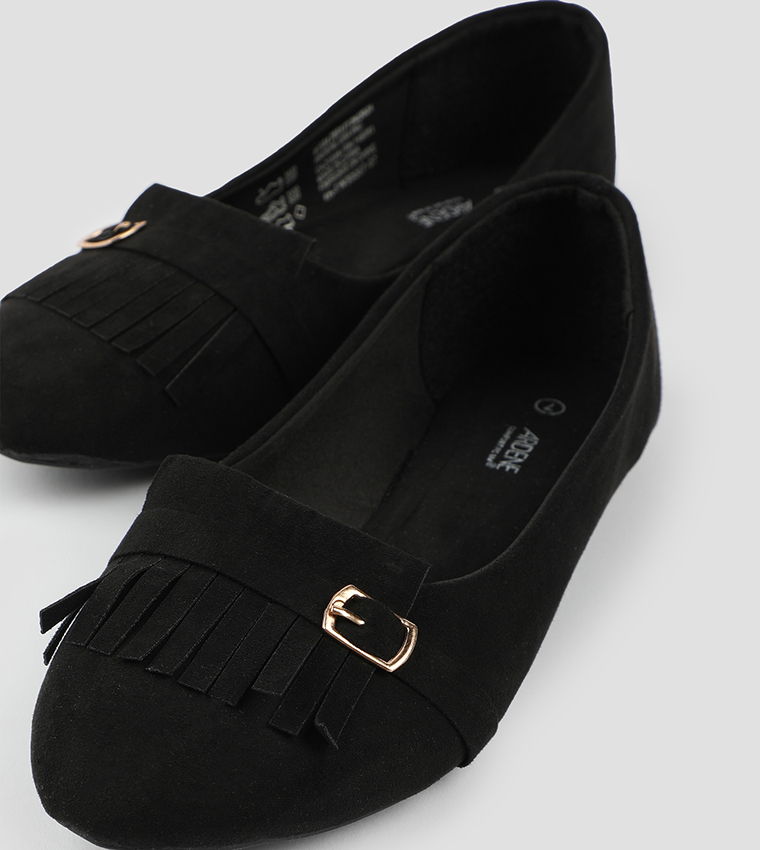 Fringe Detail Ballerinas
