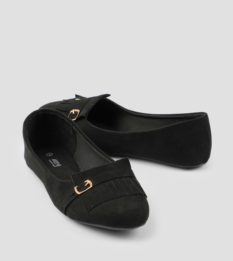 Fringe Detail Ballerinas