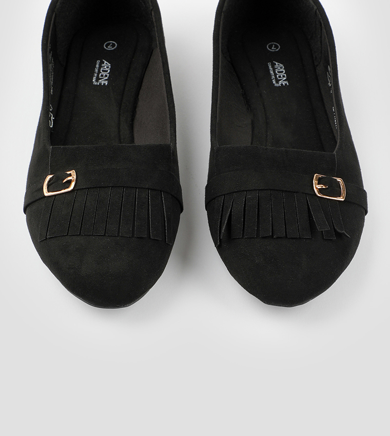 Fringe Detail Ballerinas