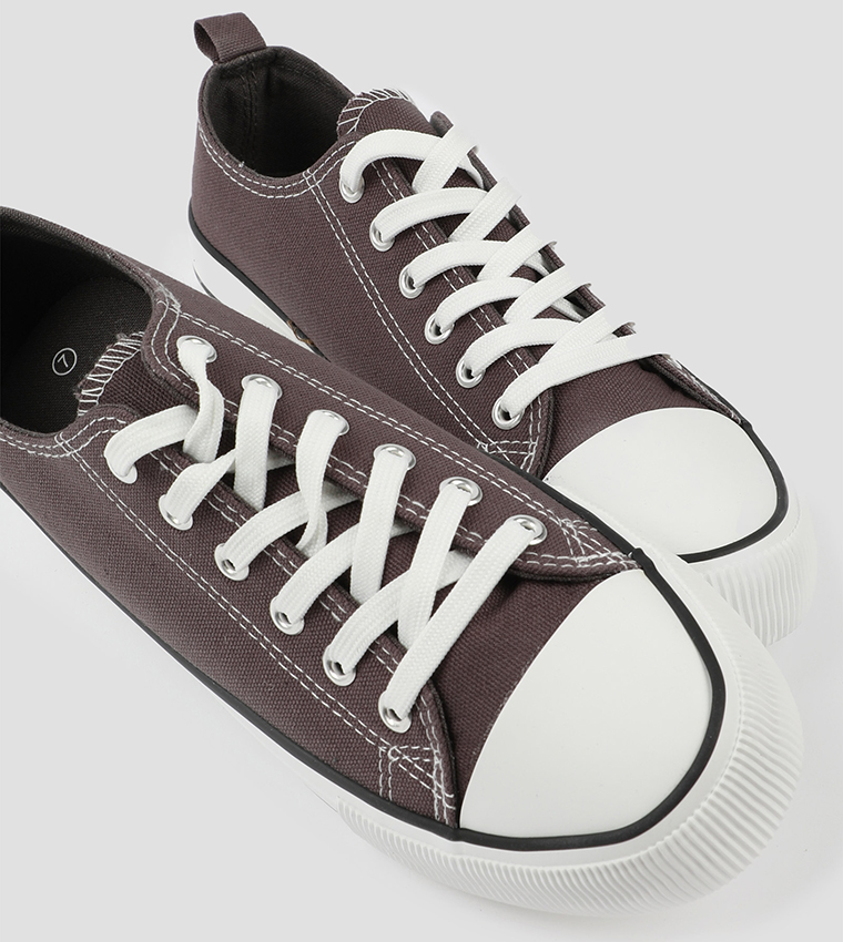 Cap Toe Canvas Shoes