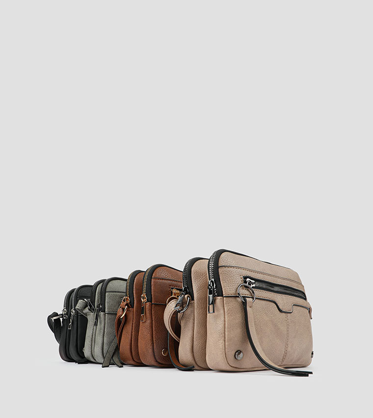 Textured Crossbody Bag