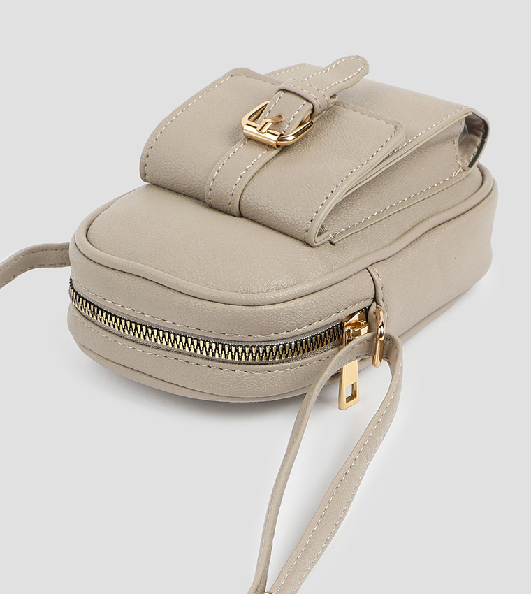 Textured Phone Crossbody Bag