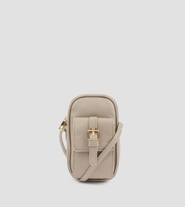 Textured Phone Crossbody Bag