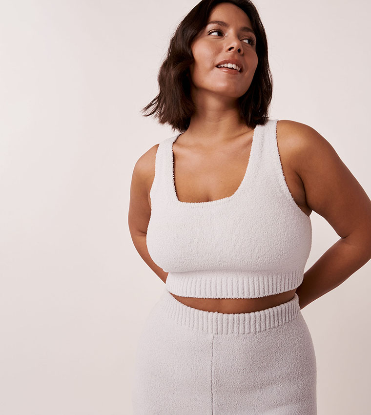 Chenille Crop Camisole