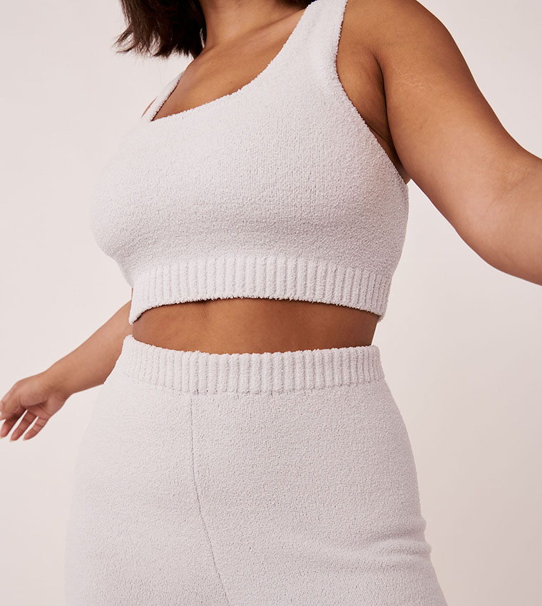 Chenille Crop Camisole