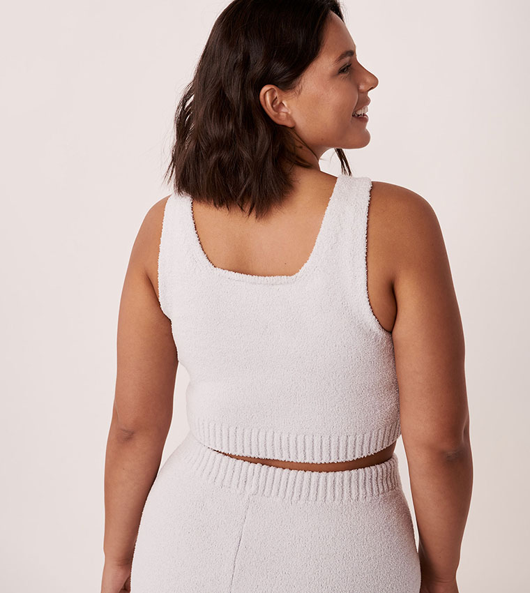 Chenille Crop Camisole