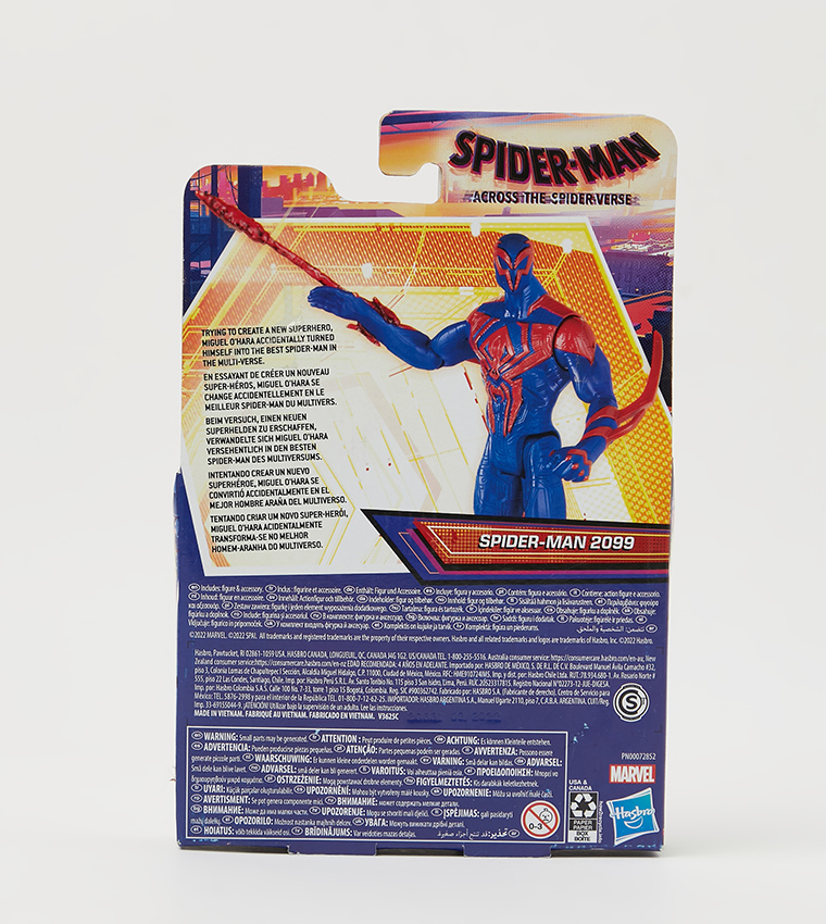 Across the Spider-Verse Spider-Man 2099 Toy, 6-Inch-Scale Action Figure with Web Accessory