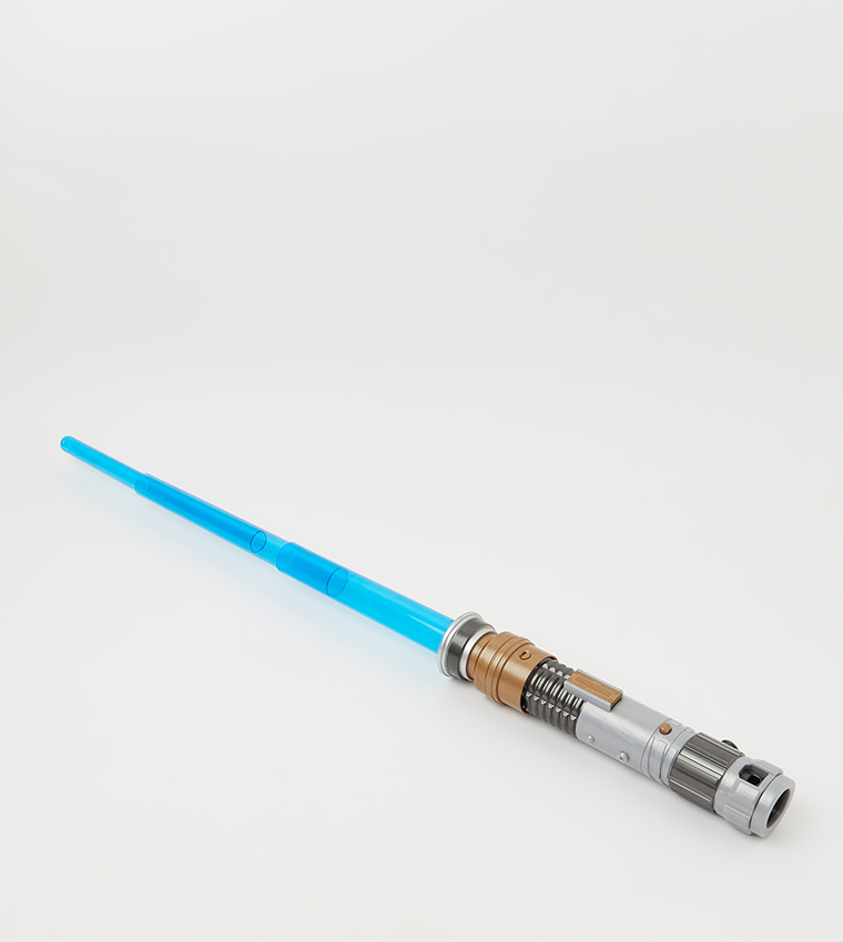 Lightsaber Forge Obi-Wan Kenobi Electronic Extendable Blue Lightsaber Toy