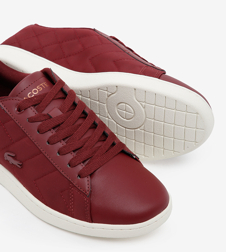 Buy Lacoste Carnaby Evo 319 8 Sfa Dk Red White In Red 6thStreet UAE