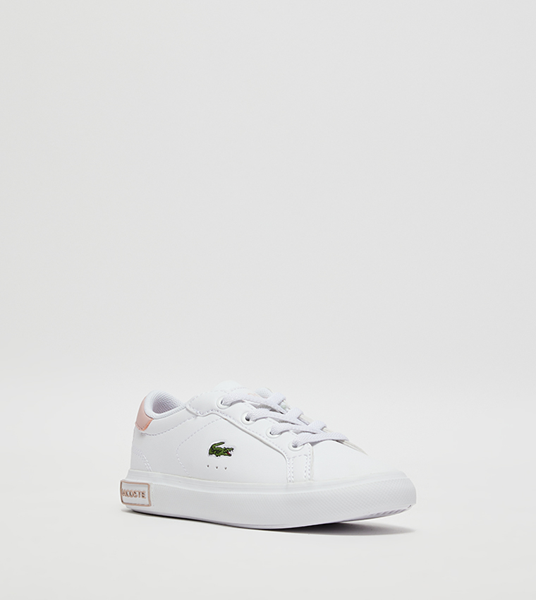 Buy Lacoste POWERCOURT Low Top Sneakers In White 6thStreet UAE