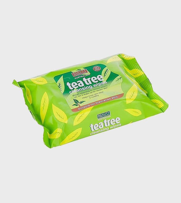 Tea Tree Cleansing Wipes (30 Wipes)
