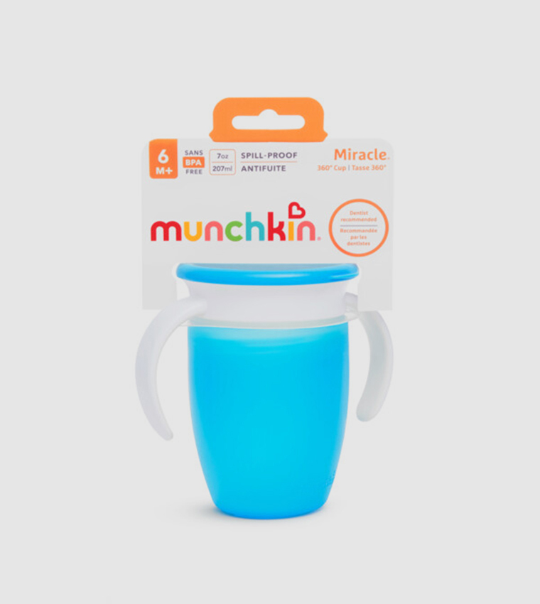  Babygrow Miracle Trainer Cup with Blue Lid, 7oz