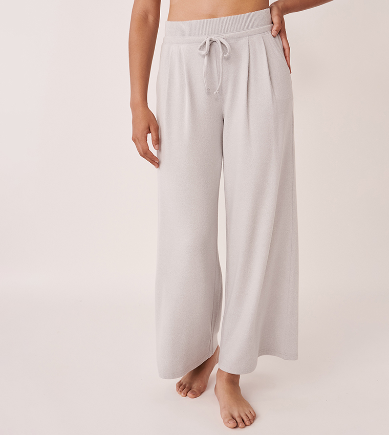 Recycled Fibers Wide Leg Pants