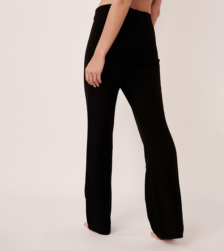 Chenille Straight Leg Pants