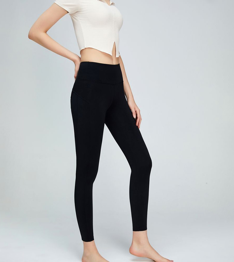 Solid Seamless Active Leggings