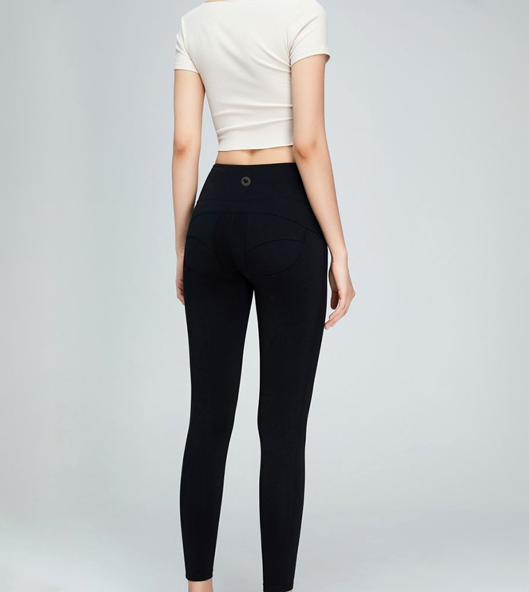 Solid Seamless Active Leggings