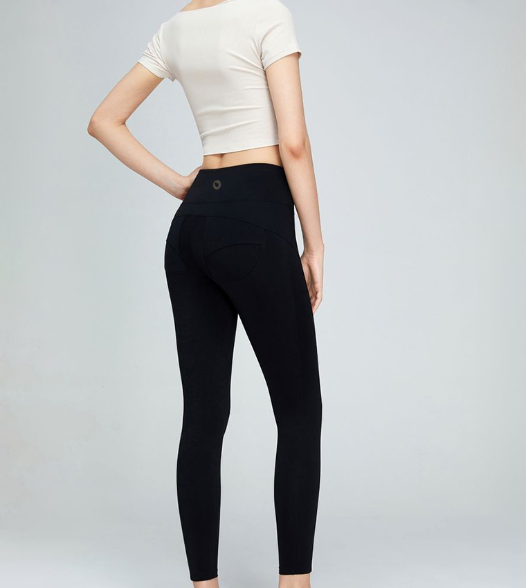 Solid Seamless Active Leggings