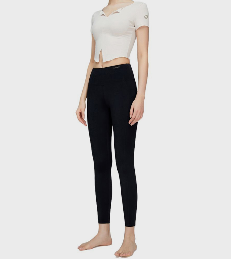 Solid Seamless Active Leggings