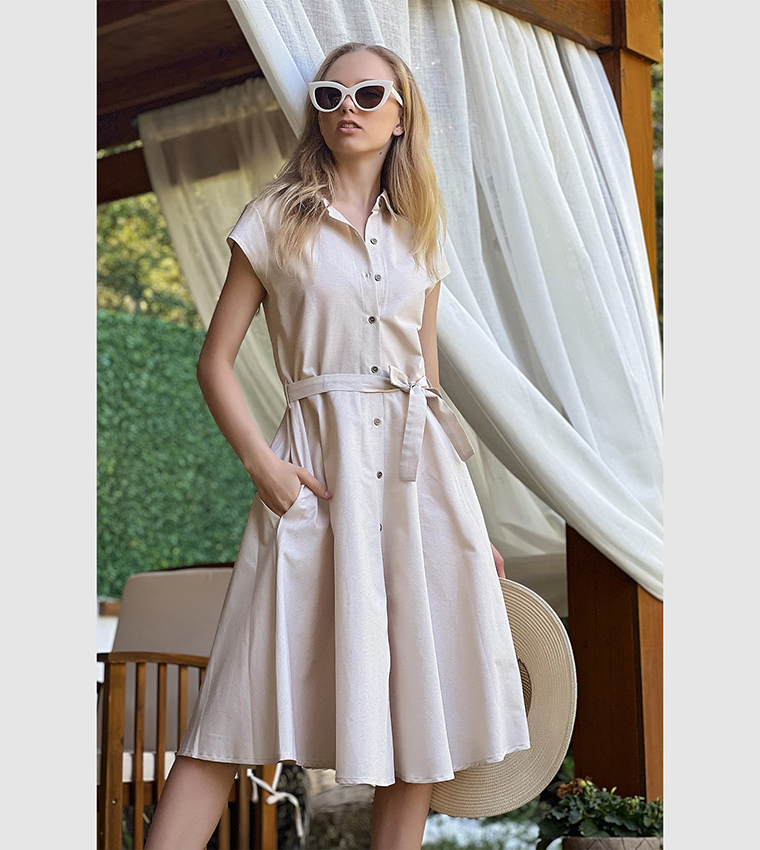 Casual dresses outlet with belts