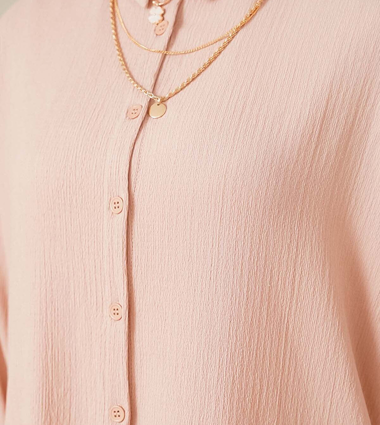 Textured Long Sleeves Co-Ord Set
