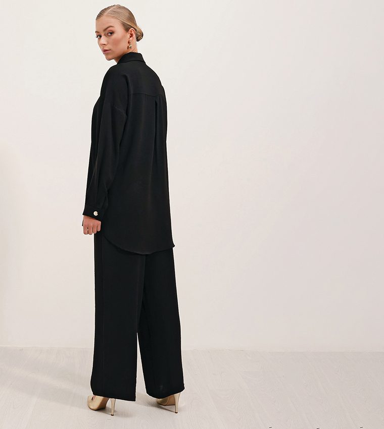 Solid Oversized Co-Ord Set