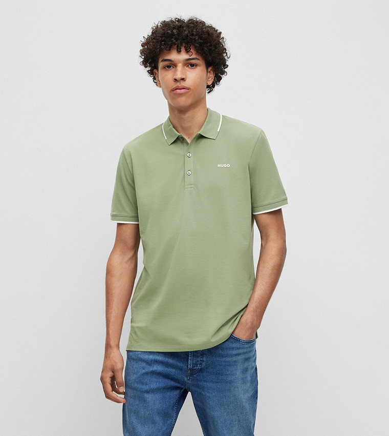 Boss green polo outlet