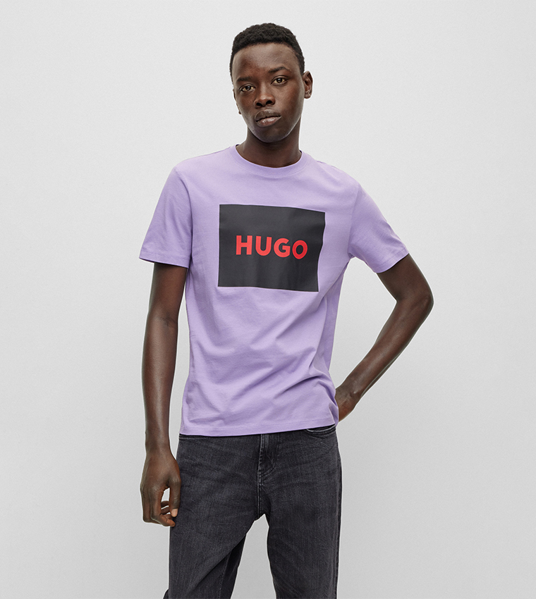 Hugo boss purple t shirt 2025