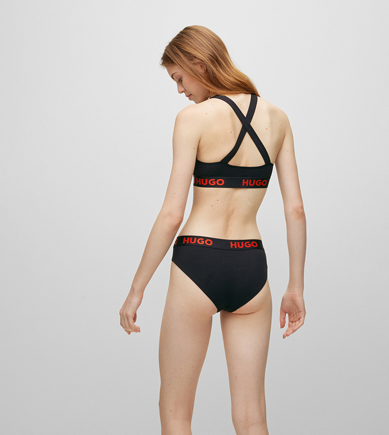 Sporty Brief with Logo Waistband