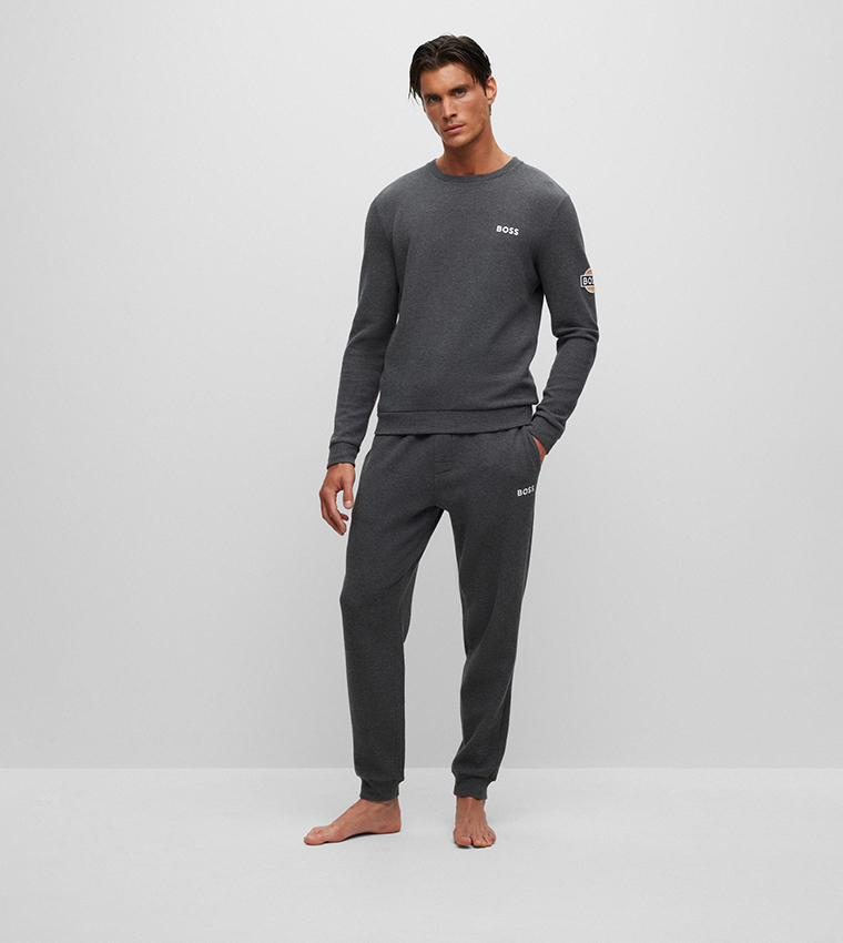 Boss grey sweatshirt clearance