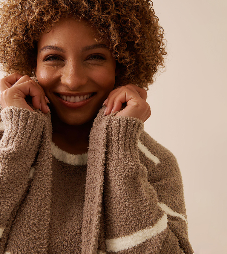 كارديغان شينيل طويل 