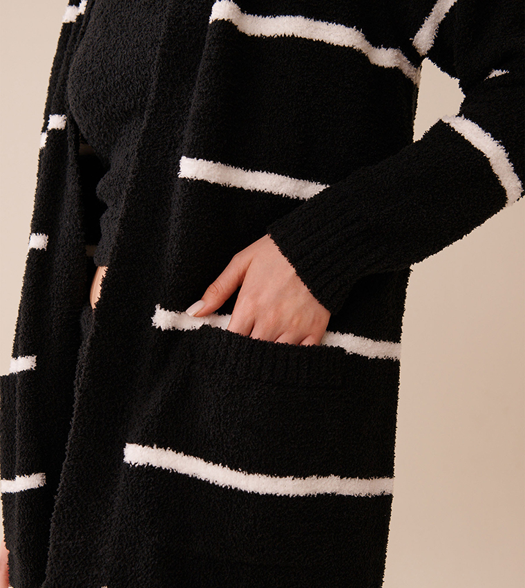 Chenille Long Cardigan