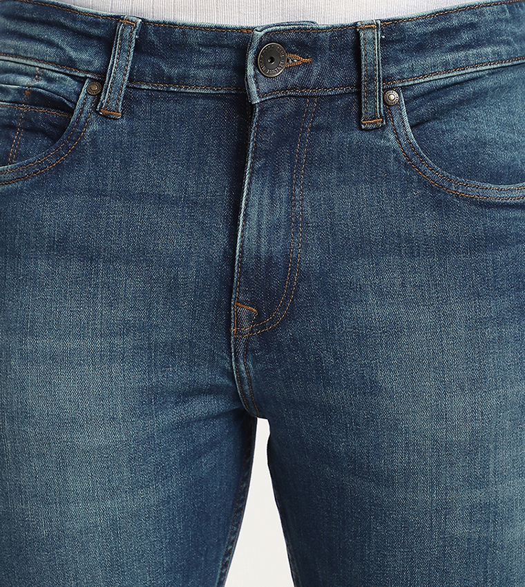 Washed Slim Fit Jeans