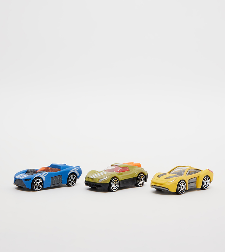 3-Pack SM Colour Change Car Toy Set