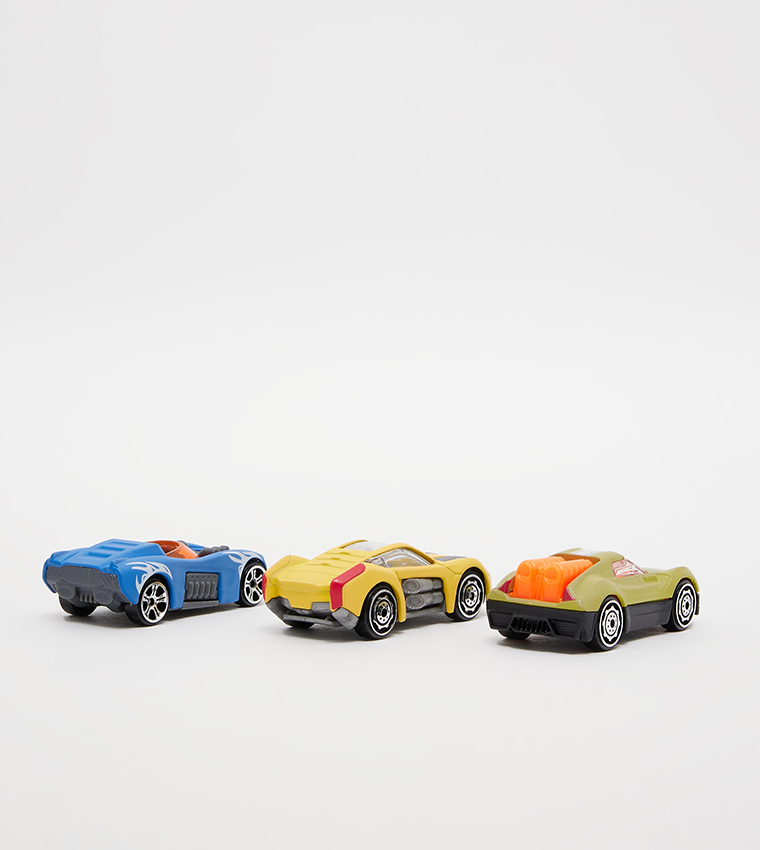 3-Pack SM Colour Change Car Toy Set