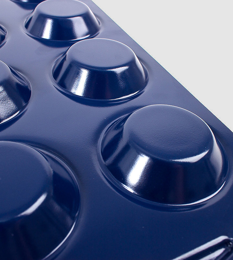 12 Hole Shallow Bun Tin
