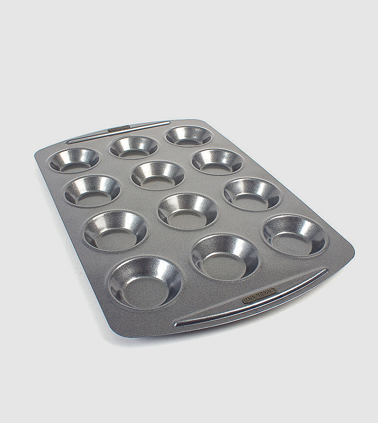 12 Hole Shallow Bun Tin
