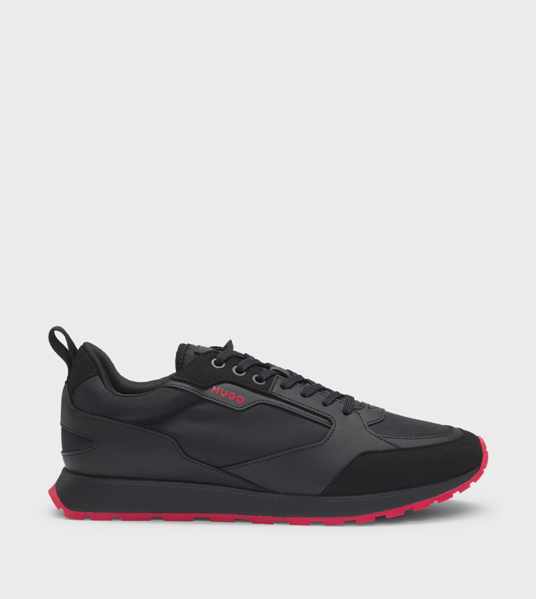 Logo Detail Lace-Up Sneakers