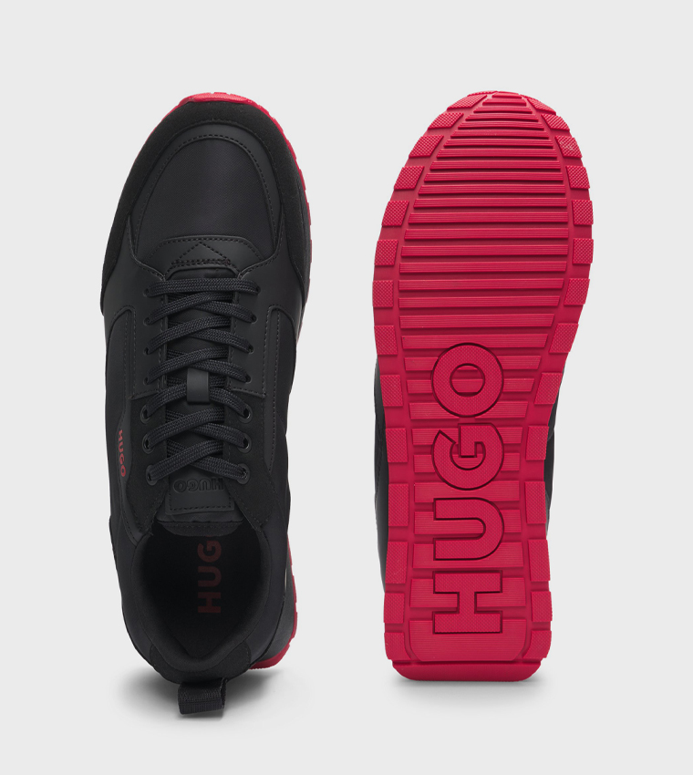Logo Detail Lace-Up Sneakers