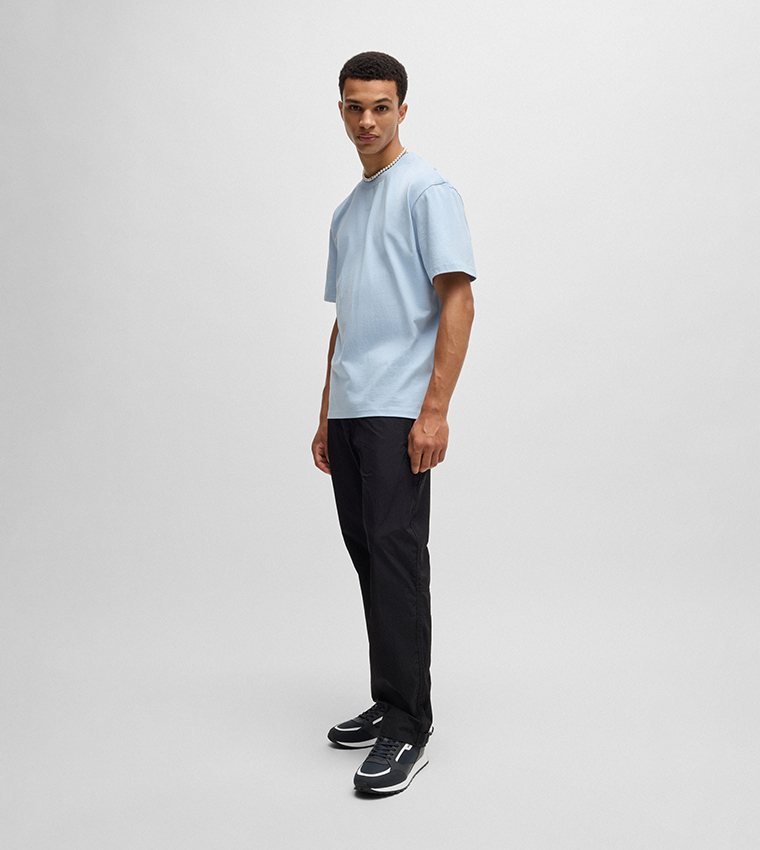 Contrast Detail Lace-Up Sneakers