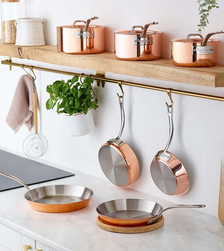 Buy Lakeland Copper Induction Lidded Saucepan In Rose 6thStreet UAE