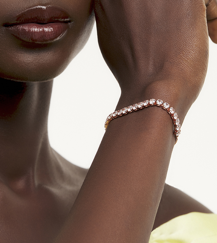 MELRAH Crystal Adjustable Tennis Bracelet