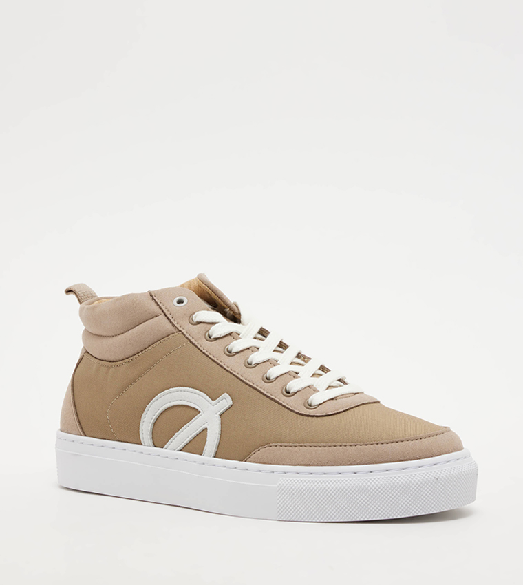 Buy LOCI TEN Color Block Lace Up Sneakers In Beige 6thStreet UAE