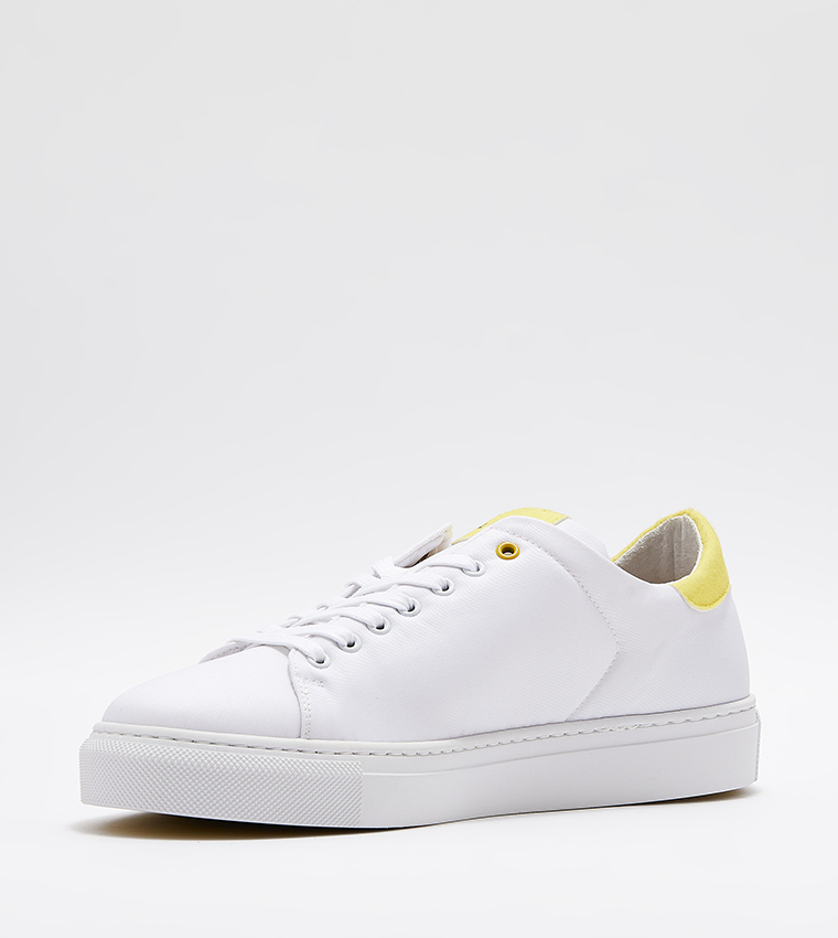 Logo Detail Lace-Up Sneakers
