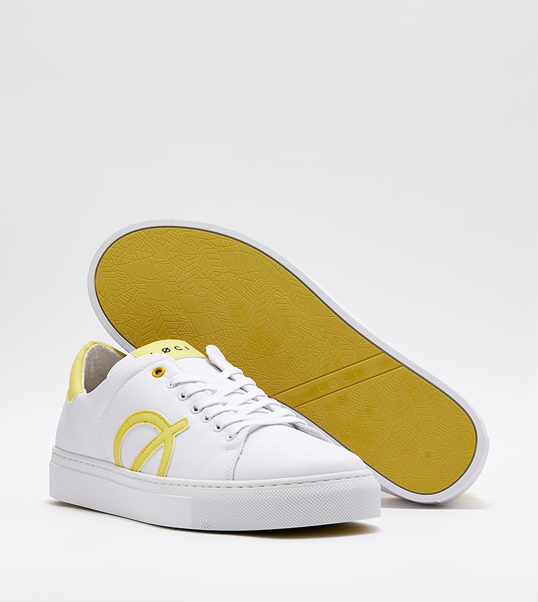Logo Detail Lace-Up Sneakers