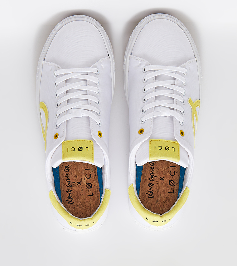 Logo Detail Lace-Up Sneakers