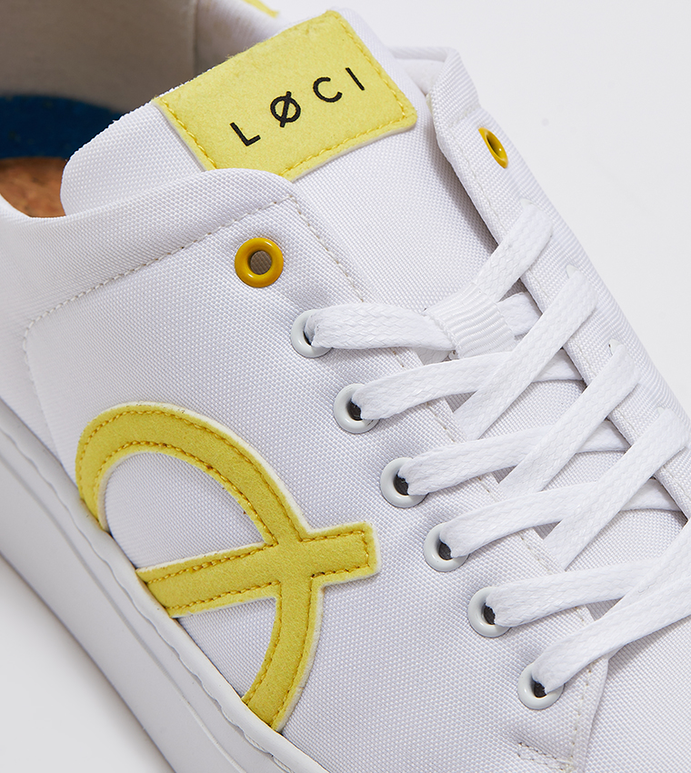 Logo Detail Lace-Up Sneakers