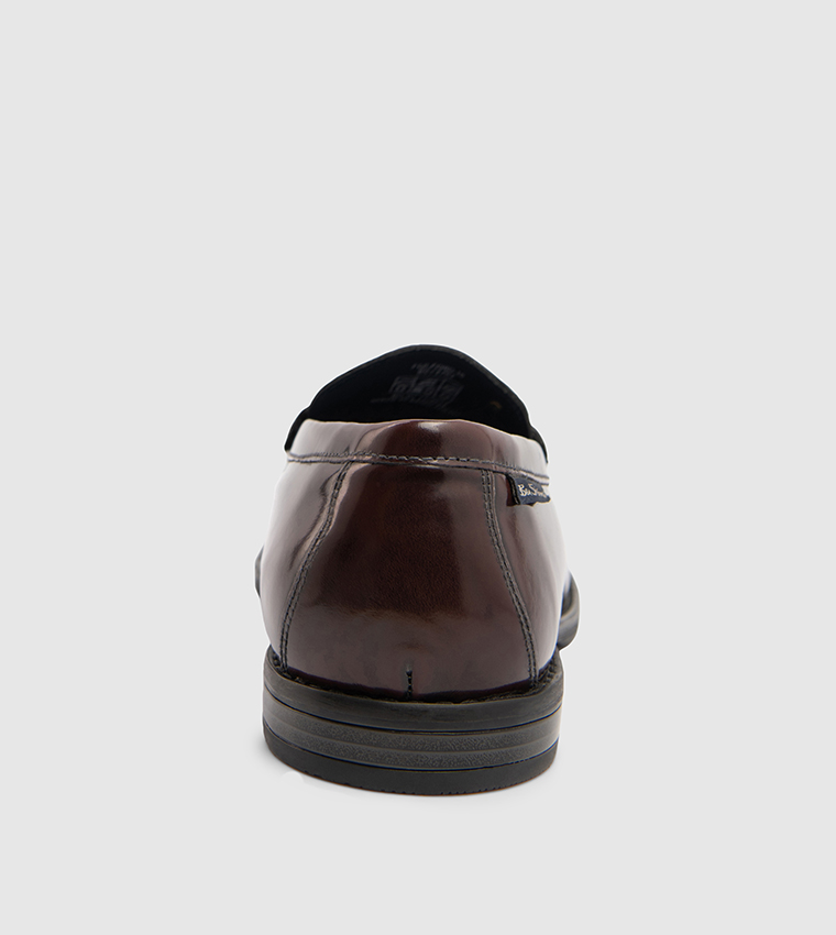 FULFORD Solid Leather Loafers